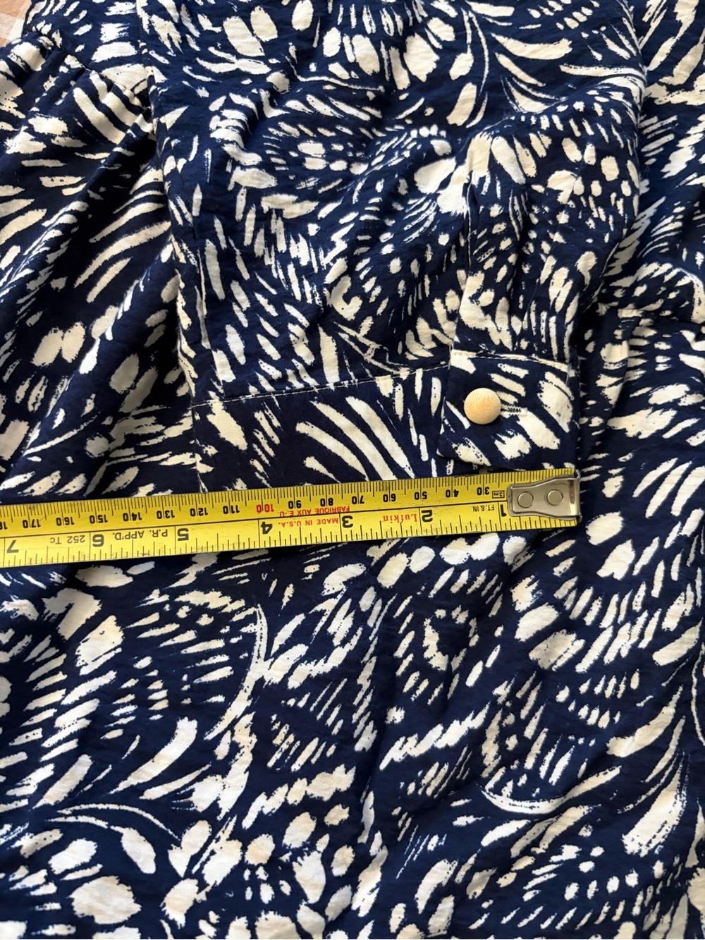 Rachel Zoe Navy and White Floral Wrap-Style Maxi Dress - Picture 10 of 11